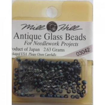 Бісер для вишивки Mill Hill Antique Glass Seed Beads Індіго (03042)