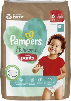 Підгузки-трусики Pampers VPM Harmonie Pants Розмір 6 (15+ кг) 19 шт (8700216235648)