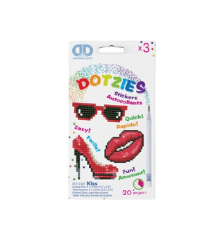 Mozaika diamentowa Dante Dotzies Kiss z naklejkami (4897073245898)