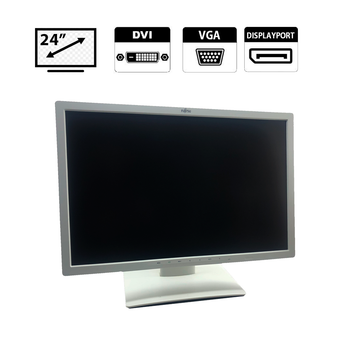 Монітор Fujitsu-Siemens B24W-7 / 24" (1920x1200) IPS / DVI-D, DisplayPort, VGA, Audio б/в