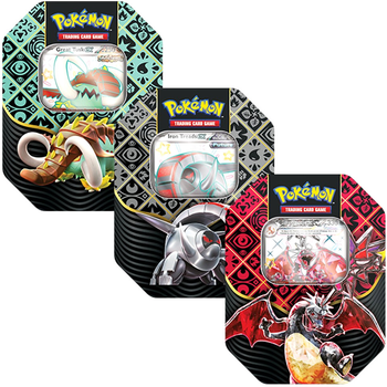 Karty do gry Pokemon Company International Pokémon TCG Paldean Fates Tin 4-booster 6 szt (820650876202)