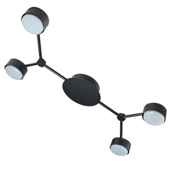 Люстра стельова Atom 4x GX53 Чорна