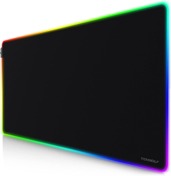 Игровая поверхность Titanwolf Alpha Lightning RGB Gaming Mouse Pad XXXL, 1200 x 600 мм