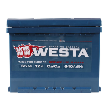 Автомобильный аккумулятор WESTA Premium 6CT 65Ah R+