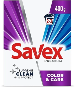 Стиральный порошок для цветных тканей Savex Color & Care, автомат, 300 г