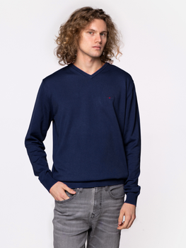 Пуловер чоловічий Lee Cooper ADAM-ORGANIC L Темно-синій (5904347387815)