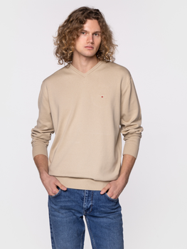 Пуловер чоловічий Lee Cooper ADAM-ORGANIC L Бежевий (5904347387778)
