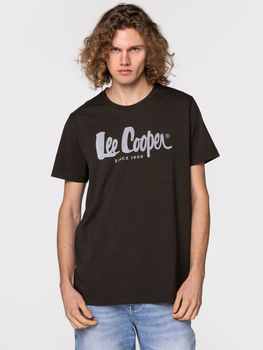 Koszulka męska bawełniana Lee Cooper HERO7 FADE-1010 XL Czarna (5904347388683)