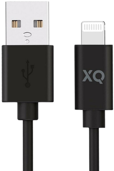 Kabel Xqisit NP USB Type-A - Lightning 1 m Black (4029948221977)