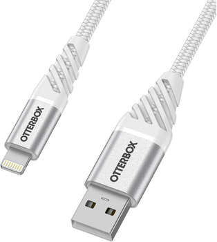 Kabel Otterbox Premium USB Type A - Apple Lightning 1 m White (840104218082)