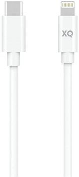Кабель Xqisit Fast Charging USB Type-C - Apple Lightning 1.5 м White (4029948077673)