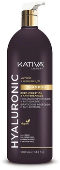 Шампунь для волосся Kativa Hyaluronic Keratin Coenzyme Q10 1000 мл (7750075060739)