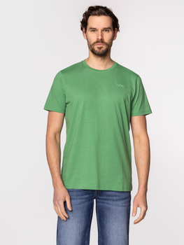 Koszulka męska bawełniana Lee Cooper OBUTCH-875 L Zielona (5904347394981)