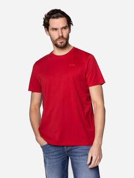 Koszulka męska bawełniana Lee Cooper OBUTCH-875 3XL Czerwona (5904347394905)