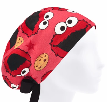 Медицинская шапочка женская HeadwearUniverse универсальная принт Кукки монстр печенье