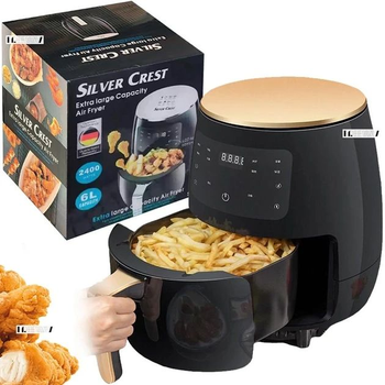 Аэрогриль Air Fryer MAG-750 аэрофритюрница для приготовления пищи без масла и дыма на 6 л 2400W (MAG-750)