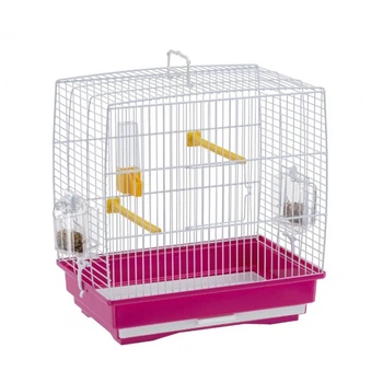 Клітка для птахів Ferplast REKORD 1, біла, 35,5 x 24,7 xh 37 cm