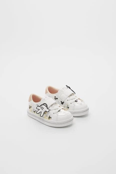 Кеди Zara д4654 білий Mikey 21