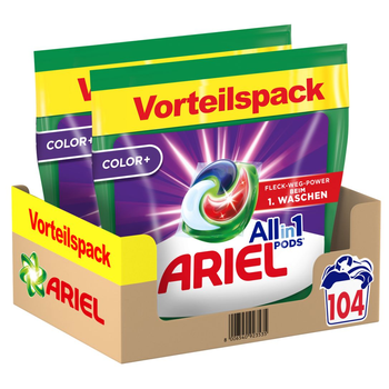Kapsułki Ariel All-in-1 Pods Color + z płynem do prania 104 prań (8006540923535)