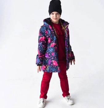 Парка Дино розовые Decoza Moms (parka8692-OP015-pl016) 86-92 см