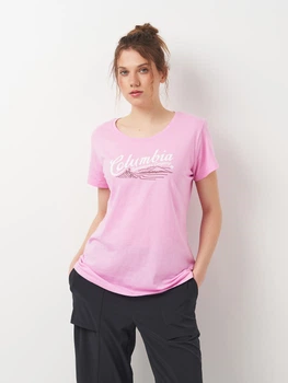 Футболка женская Columbia Graphics Daisy Days SS Graphic Tee 1934591-562 XS Розовая (2990029845813_019598034402)