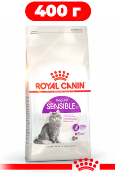 Сухой корм Royal Canin Sensible для кошек с чувствительным пищеварением 0.4кг