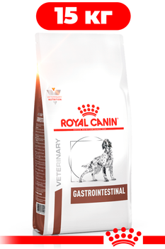 Сухой корм Royal Canin Gastrointestinal Dog диетический для собак при расстройствах пищеварения 15кг