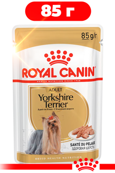 Влажный корм Royal Canin Yorkshire Adult для взрослых собак породы йоркширский терьер 85г