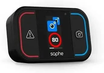 Предупреждающее устройство Saphe Drive Mini предупреждения о камерах контроля скорости по всей Европе.