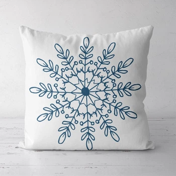 Подушка декоративна Soft Сніжинка 45x45 см