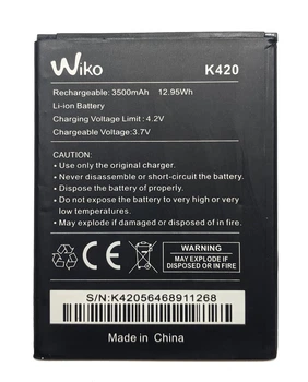 Акумуляторна батарея для Wiko K420 (заміна, високоякісний елемент)
