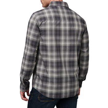 Рубашка тактическая 5.11 Tactical Igor Plaid Long Sleeve Shirt 2XL Black Plaid 2