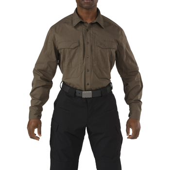 Рубашка тактическая 5.11 STRYKE™ LONG SLEEVE SHIRT XS Tundra