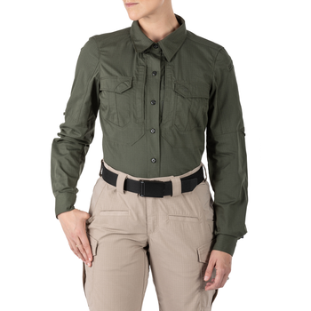 Рубашка тактическая женская 5.11 Tactical Women’s Stryke™ Long Sleeve Shirt XL TDU Green