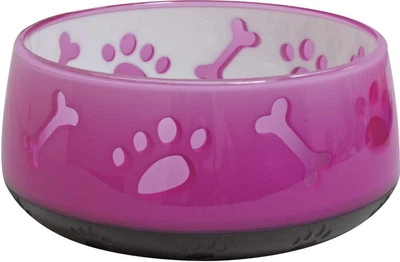 Миска Croci Doggy пластик прогумоване дно 0.3 л 10 см Фіолетова (8023222168008)