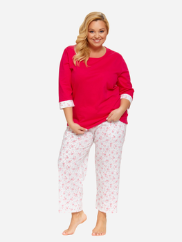 Piżama (bluza + spodnie) damska Doctor Nap PB.5279 XXL Czerwona (5902701188917)