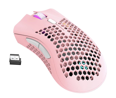 Бездротова ігрова мишка K-Snake BM600 Pink