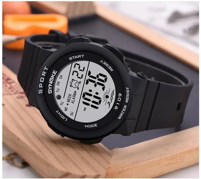 Годинник спортивний SYNOKE Black