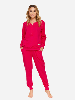 Піжама (кофта + штани) жіноча бавовняна Doctor Nap PM.4349 XXL Червона (5902701185732)