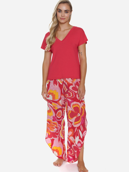 Piżama (T-shirt + spodnie) damska Doctor Nap PM.5320 M Czerwona (5902701190354)