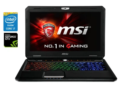 Игровой ноутбук MSI GT60 2QD Dominator / 15.6" (1920x1080) IPS / Intel Core i7-4710MQ (4 (8) ядра по 2.5 - 3.5 GHz) / 16 GB DDR4 / 1000 GB SSD / nVidia GeForce GTX 970M, 3 GB GDDR5, 192-bit / WebCam б/у