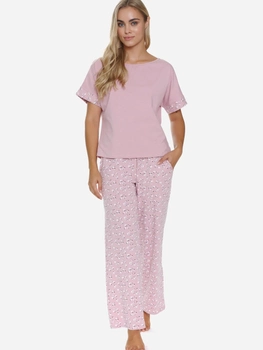 Піжама (футболка + штани) жіноча бавовняна Doctor Nap PM.5324 XXL Рожева (5902701194918)