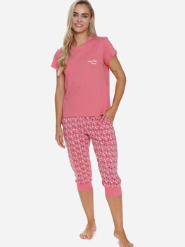Піжама (футболка + бриджі) жіноча бавовняна Doctor Nap PM.5331 S Рожева (5902701191344)