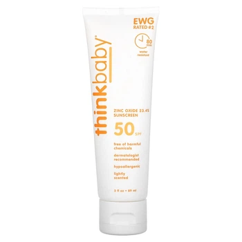 Солнцезащитный крем для детей и взрослых Think Thinkbaby Sunscreen SPF 50 с физическими фильтрами 89 мл