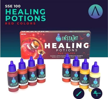 Набір фарб Scale 75 Instant Healing Potions 8 шт x 17 мл (7427129409836)