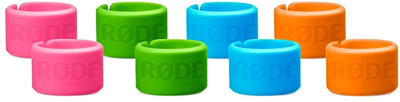 Набір кілець Rode XLR-ID 4 шт Orange/Pink/Blue/Green (RODE XLR-ID)