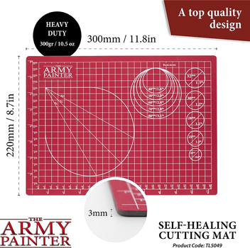 Mata do modelowania The Army Painter Self-healing Cutting Mat A4 (5713799504905)