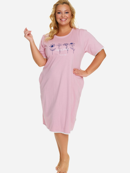 Нічна сорочка жіноча бавовняна Doctor Nap TB.5366 XXXL Рожева (5902701195250)