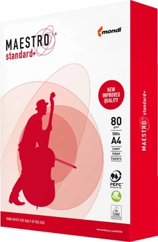 Бумага офисная Maestro Standard+ A4 80 г/м2 B класс 500 листов белая