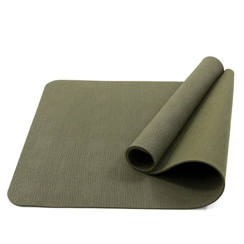 Коврик для йоги и фитнеса EVA (йога мат, каремат спортивный) 100х50 см OSPORT Yoga Pro Micro 3мм (OF-0244) Хаки